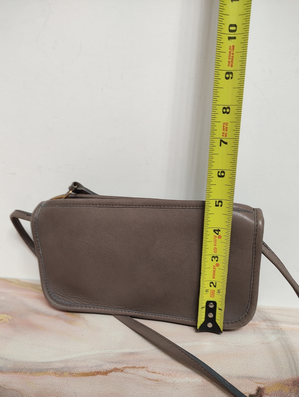 Vintage Coach 9655 Small Zippered Pouch Gray - Picture 9 of 13